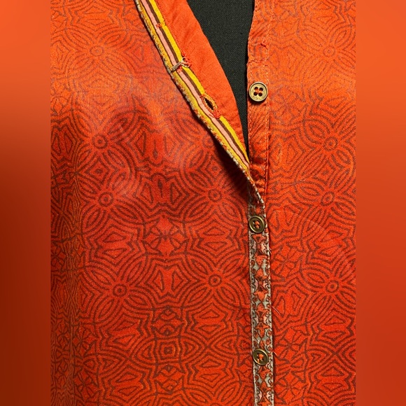 NWT Indian 36 TUNIC Kurta ETHNIC Top SMALL Women - Picture 6 of 15